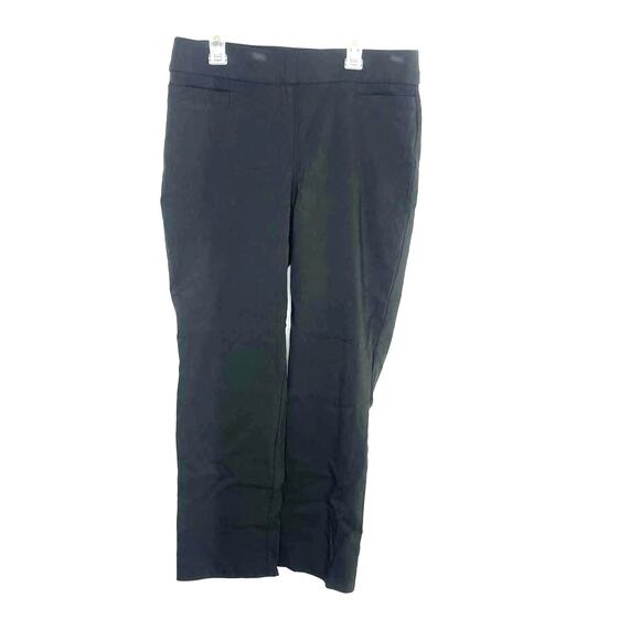 Kim Rogers women's size 8 khaki green olive pants slacks trousers petite short - Picture 1 of 12